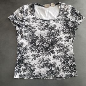 St John's Bay Toile Tee Shirt